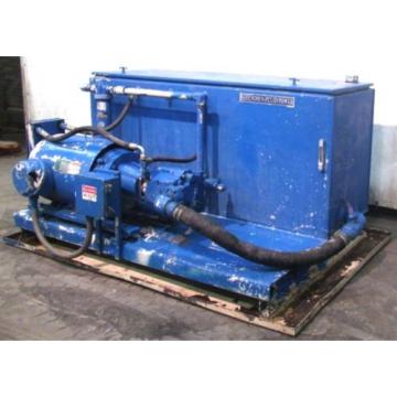 BERENDSEN FLUID POWER HYDRAULIC UNIT W/VICKERS PUMP PVH98QIC, 50HP MOTOR, 150GAL