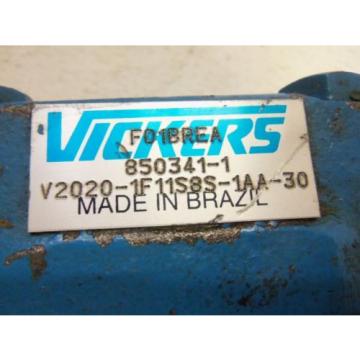 VICKERS V2020-1F11S8S-1AA-30 HYDRAULIC PUMP USED