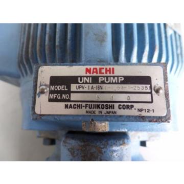 NACHI HYDRAULIC PUMP LTIS70-NR UPV-1A-16N-15A-4-2535A PVS-1B-16N1-2535A John