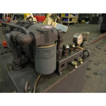 Nachi 3 HP 22kW Complete Hyd Unit w/ Tank,# S-3382-6, PVS-1B-19N1-2408B Used