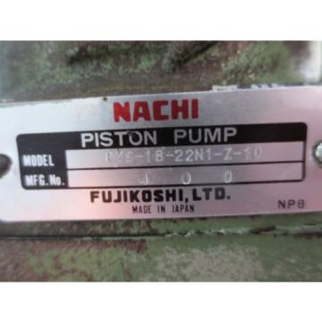 NACHI HYDRAULIC MOTOR LTIS70-NR PUMP UPV-1A-22N1-22-4-Z-10 PVS-1B-22N1-Z-10