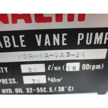 NACHI VARIABLE VANE PUMP VDR-1A-1A3-21