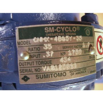 Sumitomo 35:1 Gear CNHX-4085Y-35 - Origin Surplus