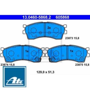 ATE Bremsbelagsatz Bremsbeläge Bremsklötze 605868 23873 23874 130460-58682