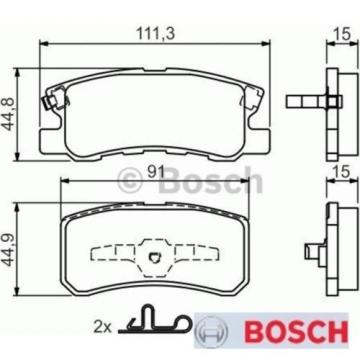 Bremsbelagsatz Bremsbeläge Bremsklötze BOSCH BP429 23582 7743D868 0986424717