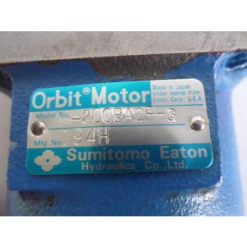 IKEGAI FX20Z SUMITOMO EATON ORBIT MOTOR H-200BA2F-G LOT# 1740M