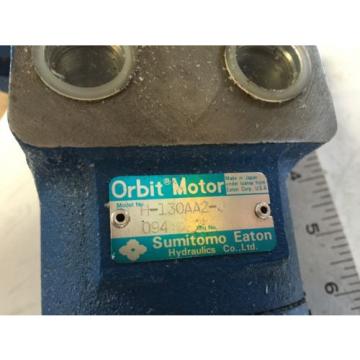 Origin OLD SUMITOMO/EATON H-130AA2-J ORBIT SEHYOO MOTOR HYDRAULIC MOTOR,BOXZC