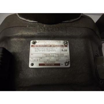 MO-1692, REXROTH AA10VS0100FE/31R-VKC62N00 HYDRAULIC pumps 1800 RPM