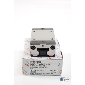 Rexroth R162281322 Kugelwagen Führungswagen Rollenschienenführung Linear Bearing