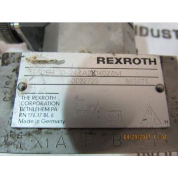 REXROTH SERVO VALVE 3DS2EH10-24/A2X140Z8M USED