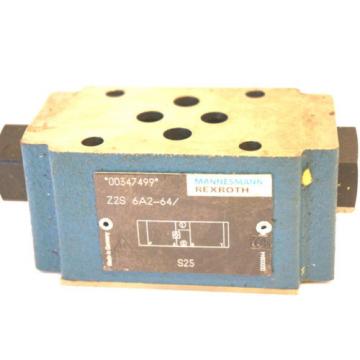 Origin REXROTH  Z2S-6A2-64 VALVE  00347499 Z2S6A264