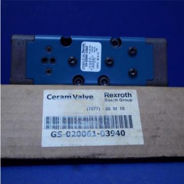 REXROTH BOSCH GROUP 150PSI, CERAM VALVE GS-020061-03940 Origin