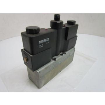 Rexroth Ceram GT-010062-00909 Double Solenoid Valve 4-Pin 24VDC ISO Sz 1