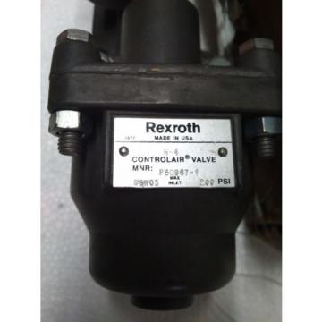 R431002818 REXROTH P50967-1 Aventics Pneumatics  H-4 CONTROL AIR VALVE, 0-65 PSI