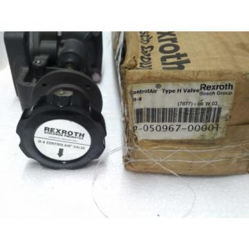 R431002818 REXROTH P50967-1 Aventics Pneumatics  H-4 CONTROL AIR VALVE, 0-65 PSI