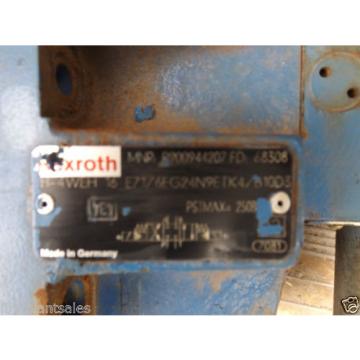 REXROTH ELECTRIC HYDRAULIC VALVE BLOCK MNR: R900944207