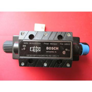 Origin NO BOX BOSCH REXROTH DIRECTIONAL CONTROL VALVE 9810232203 4600 PSI WL41