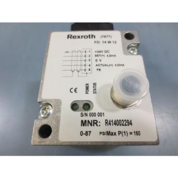 1 origin Rexroth R414002294 Ball Valve Lever Handle Operated 0-87 Psi