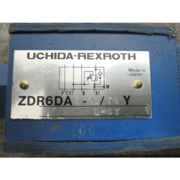 Origin UCHIDA REXROTH PRESSURE CONTROL VALVE # ZDR6DA2-A1/75YL-6Y