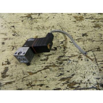 Bosch Rexroth Solenoid Valve, P/N 0820019014, W/ 1824210060 24VDC Coil, Used