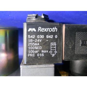 REXROTH 542-030-942-0 / 546-004-110-0 SOLENOID VALVE W/ MANIFOLD, NNB