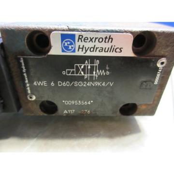 REXROTH HYDRAULIC VALVE 4WE 6 D60/SG24N9K4/V 4WE6D60/SG24N9K4/V