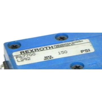 REXROTH P67700L292 VALVE