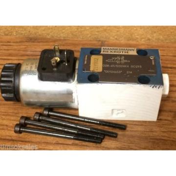 Mannesmann Rexroth 4WE 6 D28-61/EG24K4 SO293 Control Valve, Used WorkIng