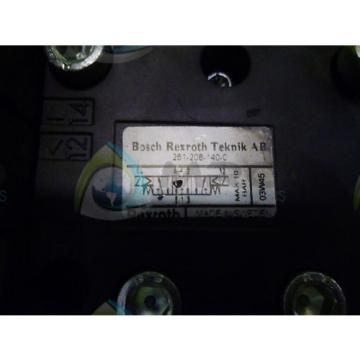 REXROTH 261-208-40C PNEUMATIC VALVE AS PICUTED Origin NO BOX