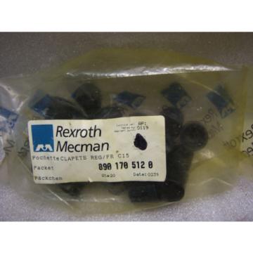 10400 Pack of 20 Rexroth Clapets 890 170 512 0