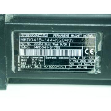 Rexroth Indramat MKD041B-144-KG0-KN Permanent Magnet Motor