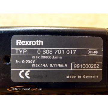 Rexroth 0 608 701 017 Motor mit 0 608 720 053 Getriebe