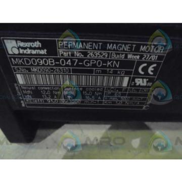 REXROTH INDRAMAT MKD090B-047-GPO-KN MOTOR  Origin IN BOX