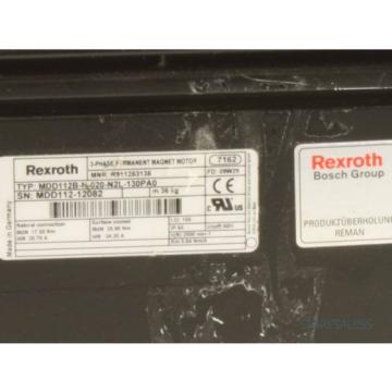 REXROTH Servomotor MDD112B-N-020-N2L-130PA0 REM