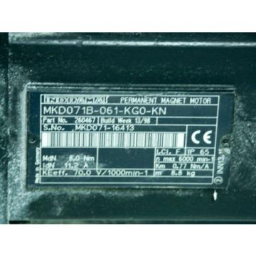 Rexroth Indramat MKD071B-061-KG0-KN mit Alpha Getriebe LP 120-M01-5