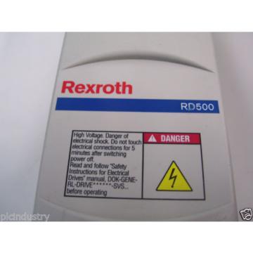 REXROTH INDRAMAT CFG-RD500-P2-NN  DRIVE  RD521-4N-005-L-NN-FW  60 DAY WARRANTY