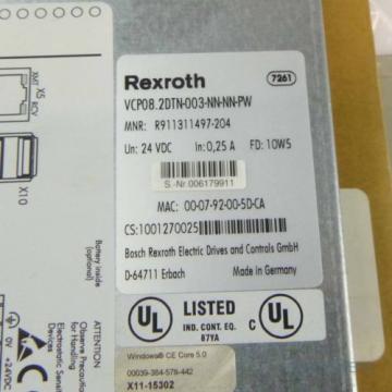 Rexroth Indramat IndraControl VCP08 VCP082DTN-003-NN-NN-PW OVP