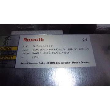 REXROTH INDRAMAT ECO DRIVE SERVO DRIVE DKC063-200-7-FW Origin DKC0632007FW