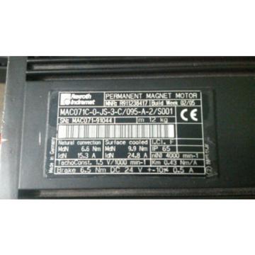 Rexroth Indramat MAC071C-0-JS-3-C/095-A-2/S001