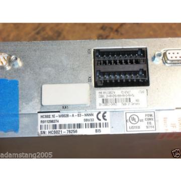 REXROTH INDRAMAT  hcs021e-w0028-a-03-NNNN 1n-an-ens-nn-nn-s-nn-fw drive