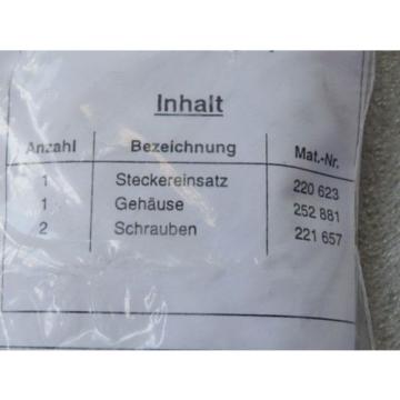 Rexroth Indramat INS0439/L01 Stecker Kit Connector 15 pins ungebraucht in geöffn