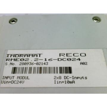 Rexroth Indramat RME022-16-DC024 Input Module 24 VDC