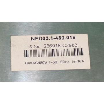 Rexroth Indramat, NFD031-480-016, Line Filter 480V Origin