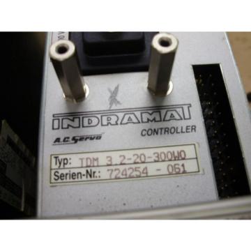 INDRAMAT SERVO DRIVE CONTROLLER TDM 32-20-300-W0 FOR MAHO CNC 432, MDL 600 E2