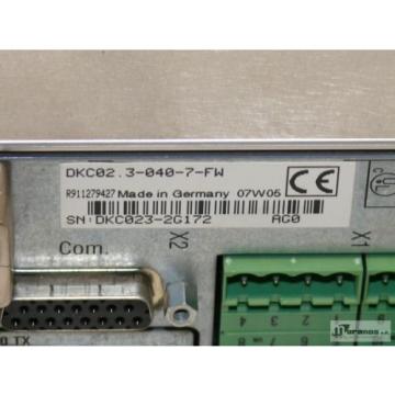 Rexroth DKC023-040-7-FW Eco Drive  FWA-ECODR3-SMT-02VRS-MS Indramat ohne Deckel