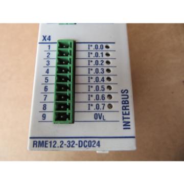 Indramat Interbus RME122-32-DC024 VGC W/Guarantee Free Shipping