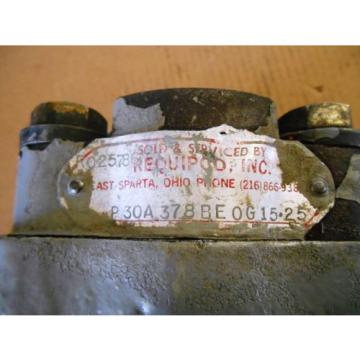 HYDRAULIC PUMP, P30A378BEOG15.25, USED