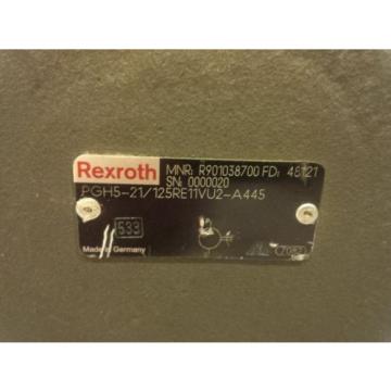 Rexroth hydraulic gear pumps PGH5 size 125