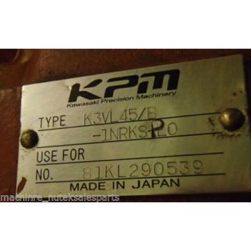 KAWASAKI HYDRAULIC PUMP KPM _ K3VL45/B-1NRKS-P0 _ K3VL45/B