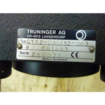 Truninger AG QT62-080/52-063 Hydralic Pump (10323)